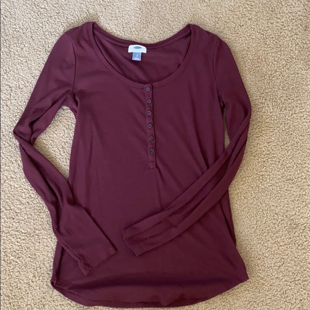 Maroon shirt